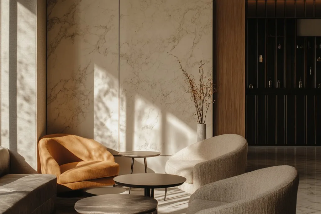 Premium architectural joinery and interior material integration
